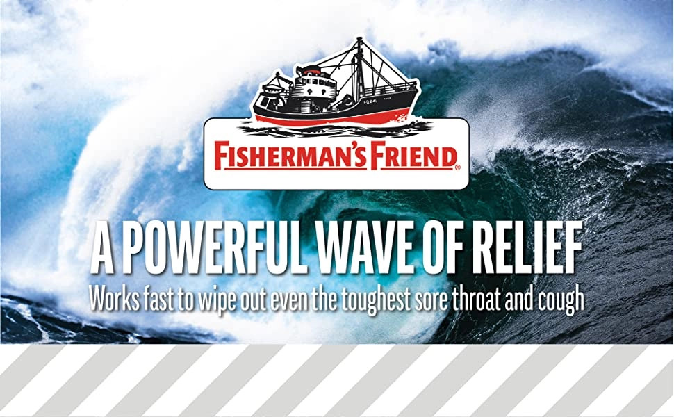 The branding and advertising strategies used by Fishermans Friend, including its iconic packaging and memorable advertising campaigns.
