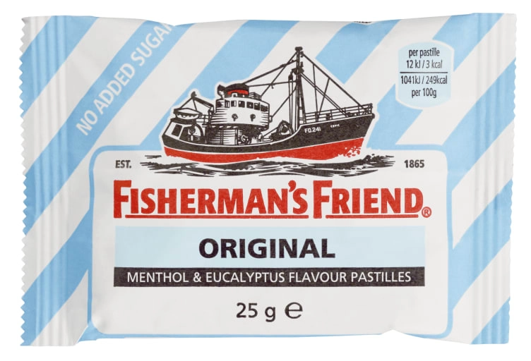 The global reach of Fishermans Friend, including its popularity in different countries and regions around the world.