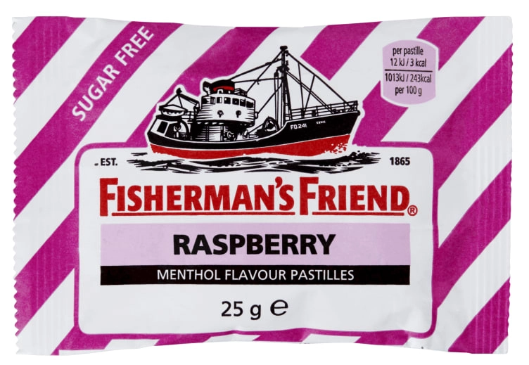The various flavors and varieties of Fishermans Friend, including both traditional and modern options.