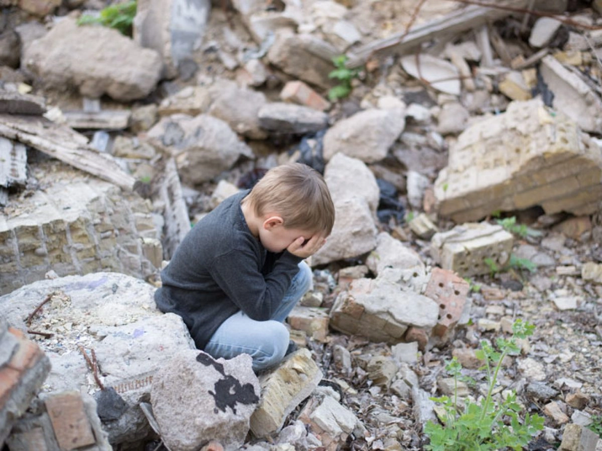 Psychological trauma experienced by children after earthquakes