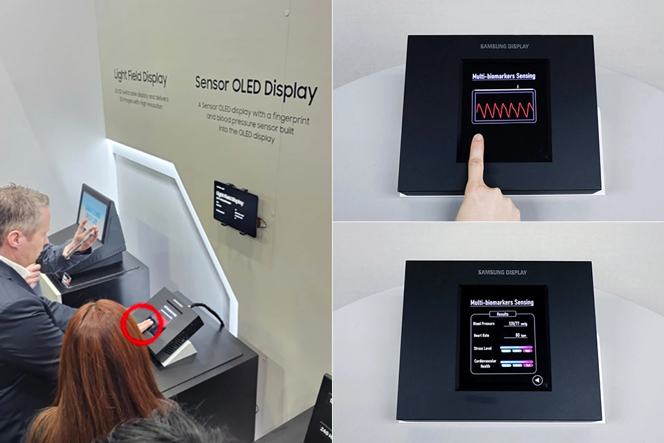 The potential impact of Samsung's OLED display with biometric sensors on the tech industry