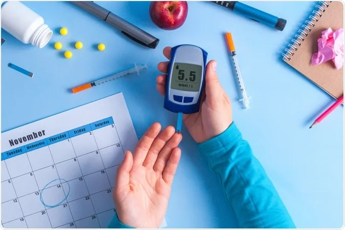 Long-term complications of diabetes on the body